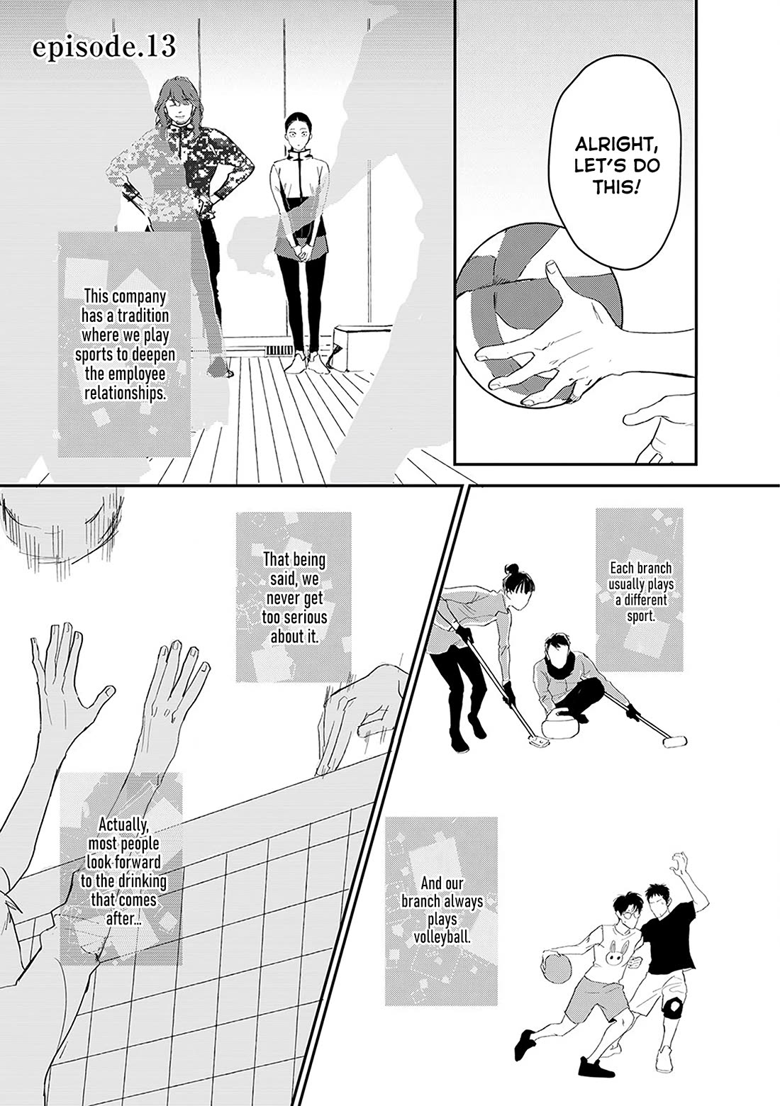 Me no Doku Sugiru Shokuba no Futari chapter 13 page 1