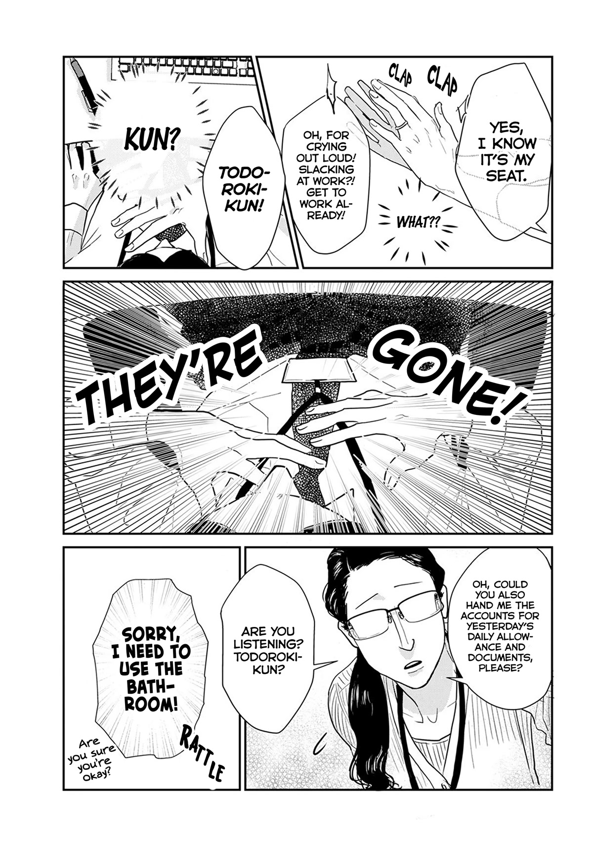 Me no Doku Sugiru Shokuba no Futari chapter 9.1 page 3