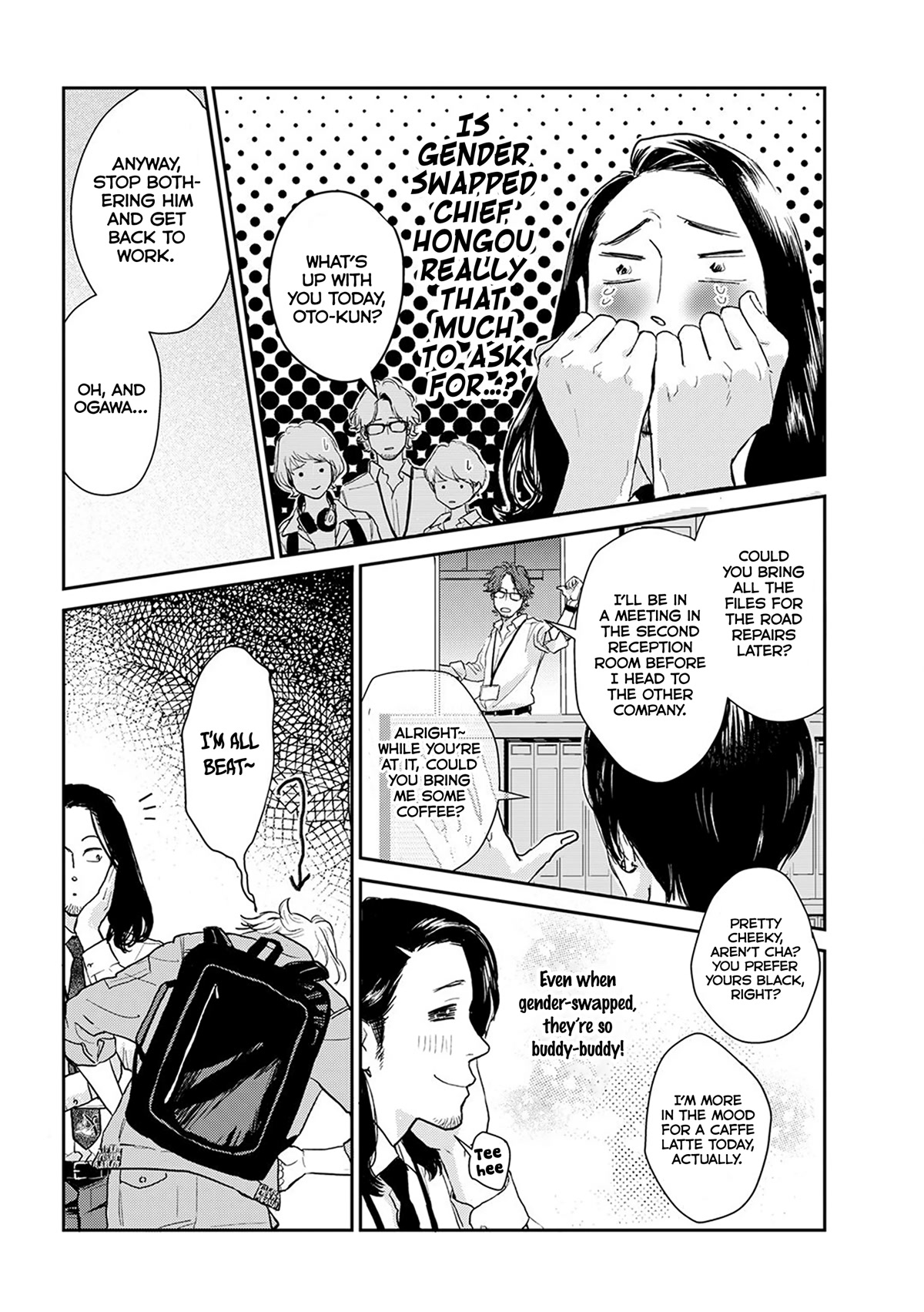 Me no Doku Sugiru Shokuba no Futari chapter 9.1 page 8