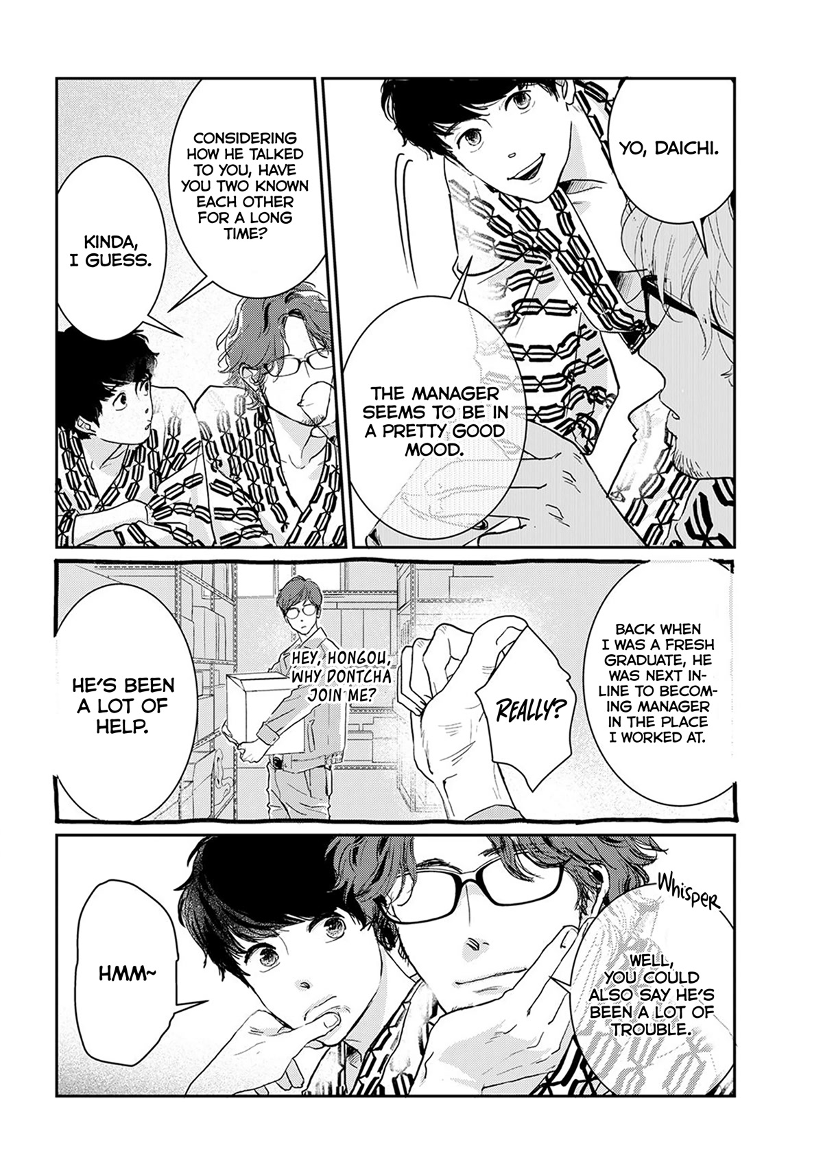 Me no Doku Sugiru Shokuba no Futari chapter 9.4 page 12