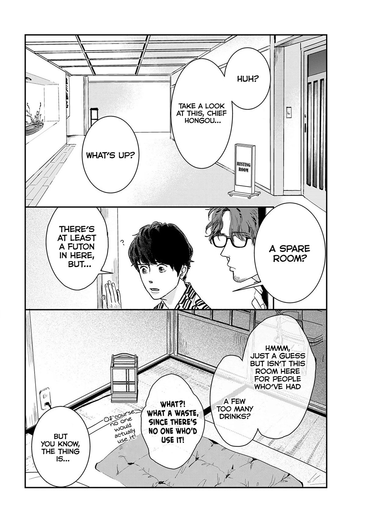 Me no Doku Sugiru Shokuba no Futari chapter 9.4 page 14