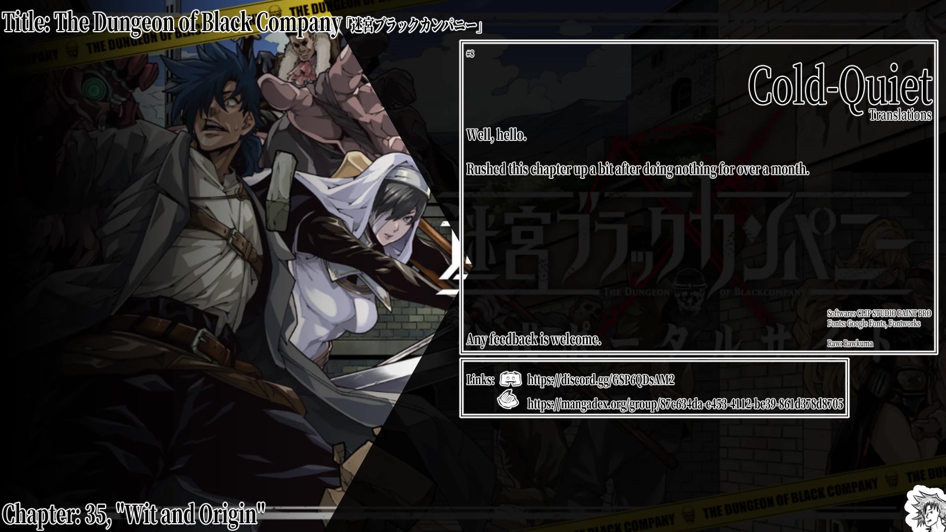 Meikyuu Black Company chapter 35 page 1