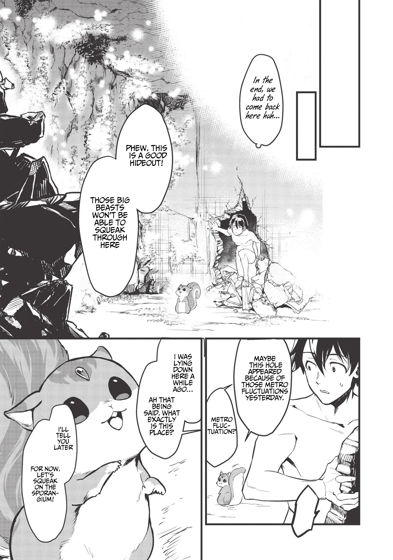 Meikyuu Metro - Mezametara Saikyoushoku Datta node Shima Risu o Tsurete Shinsekai o Aruku chapter 1 page 19