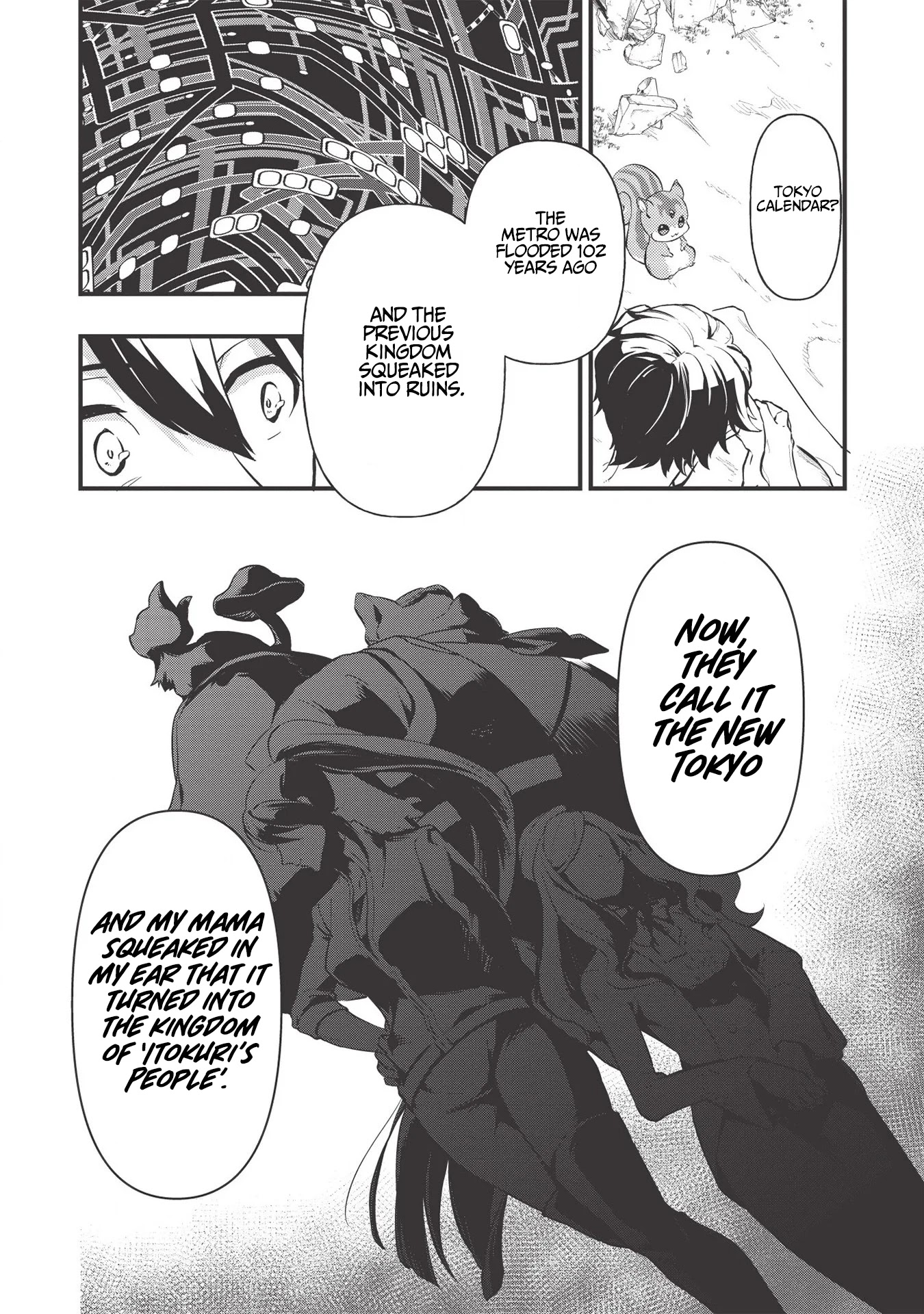 Meikyuu Metro - Mezametara Saikyoushoku Datta node Shima Risu o Tsurete Shinsekai o Aruku chapter 1 page 26