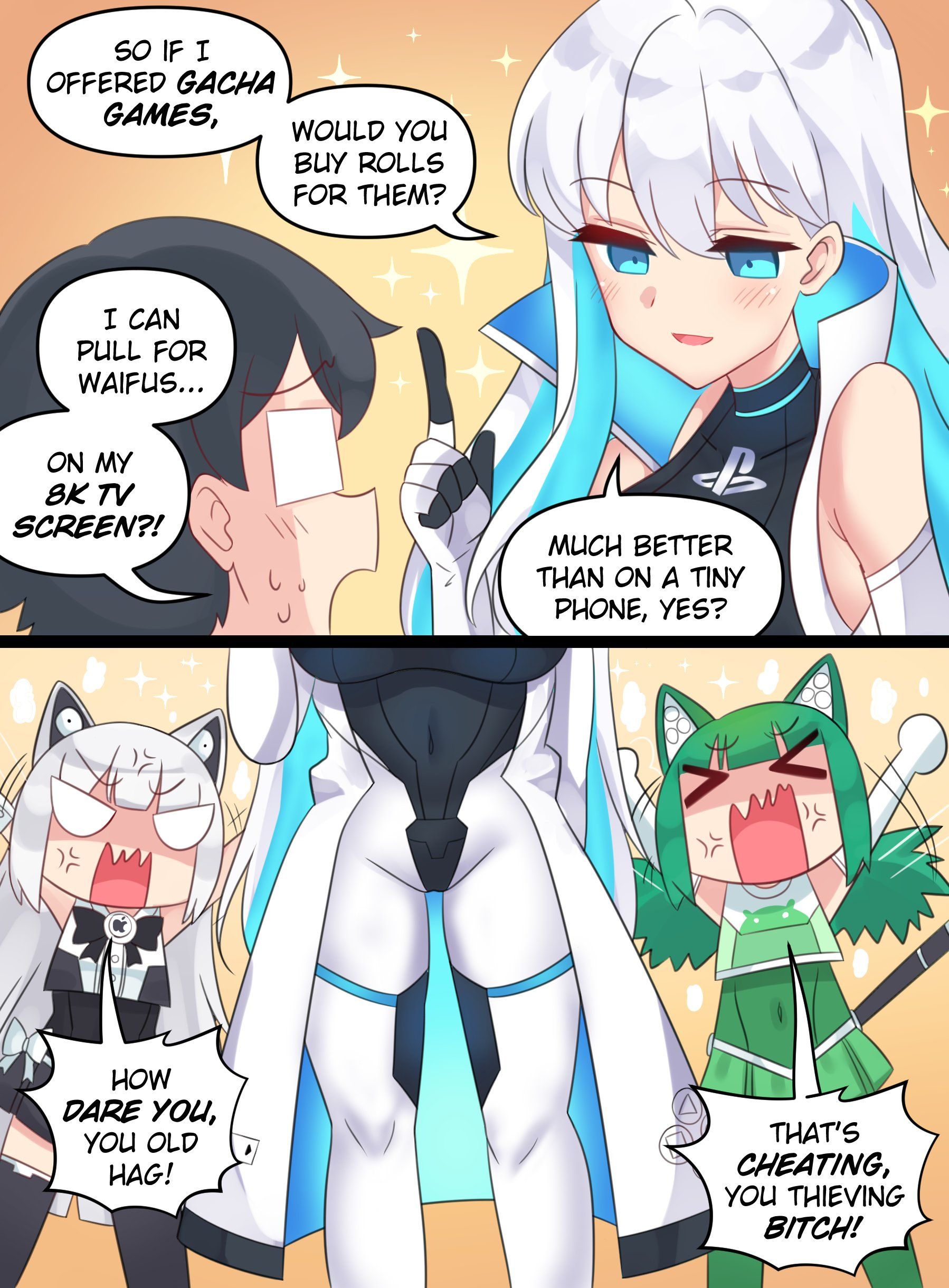 Meme Girls chapter 69.1 page 4