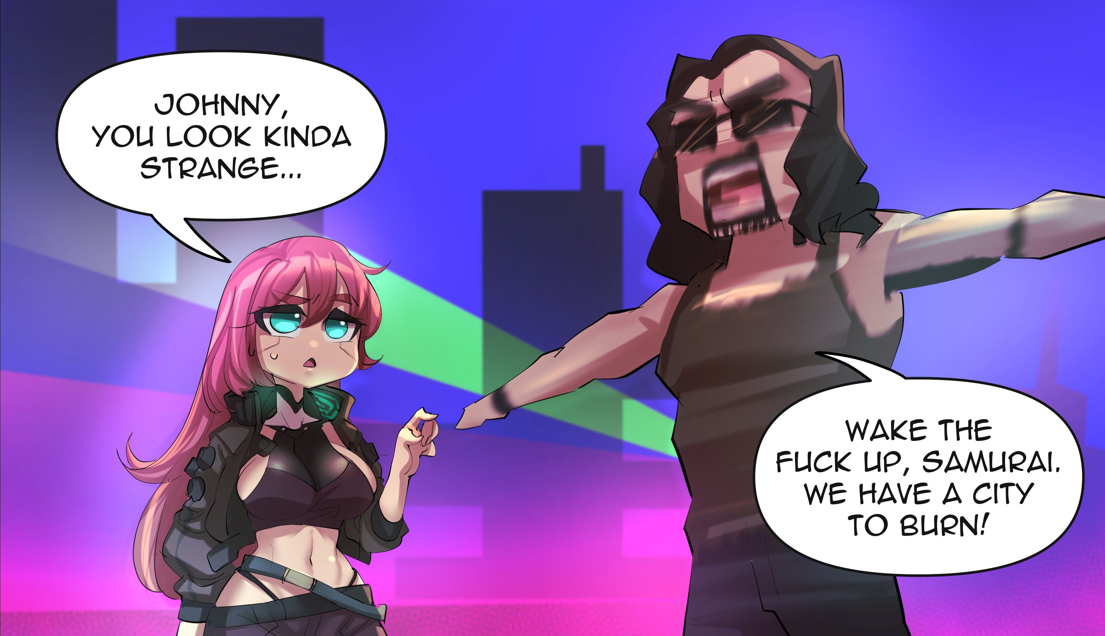 Meme Girls chapter 77.3 page 2