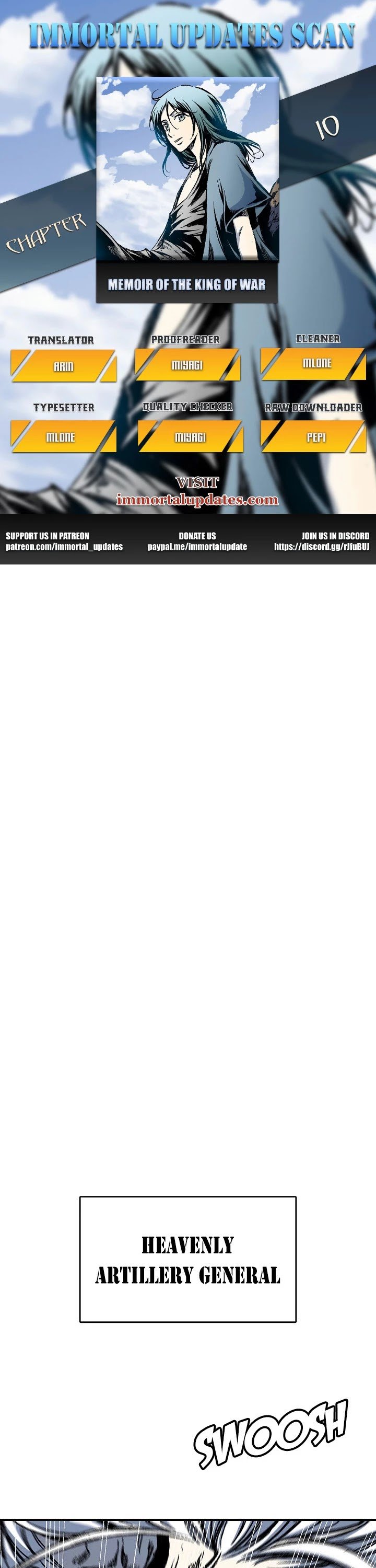 Memoir of the God of War chapter 10 page 1