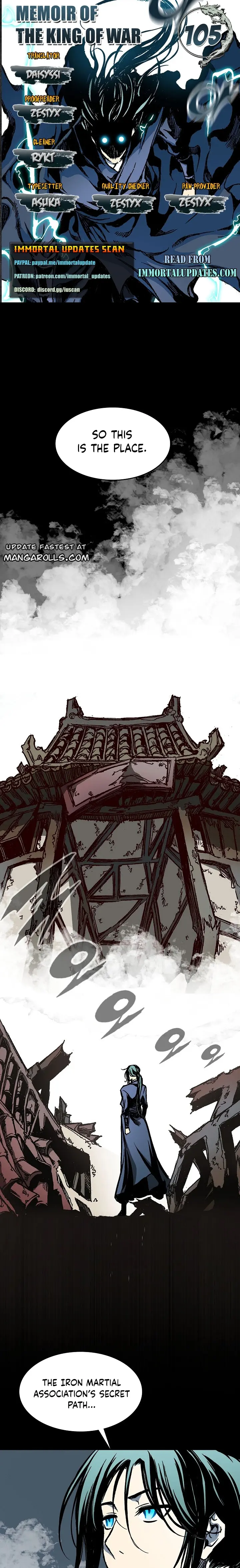 Memoir of the God of War chapter 105 page 1