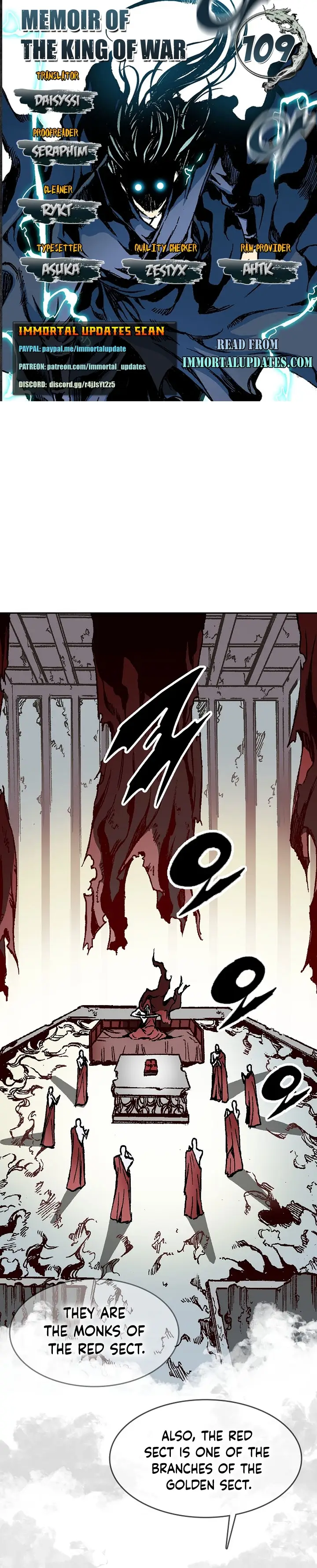 Memoir of the God of War chapter 109 page 1