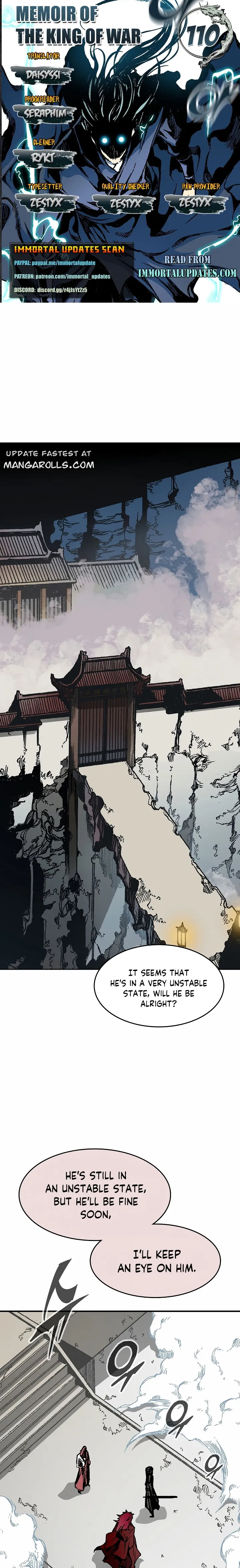 Memoir of the God of War chapter 110 page 1