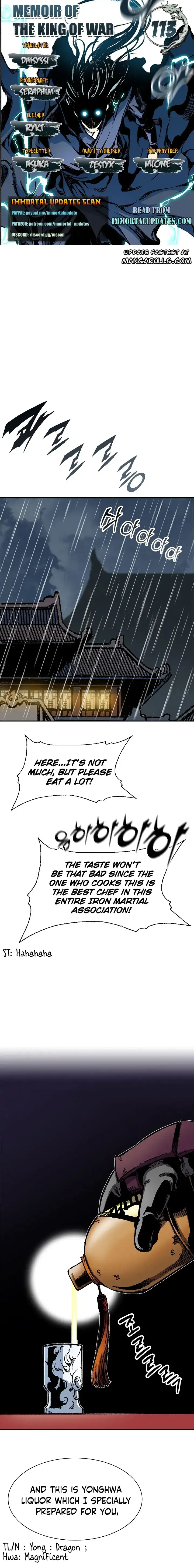 Memoir of the God of War chapter 113 page 1