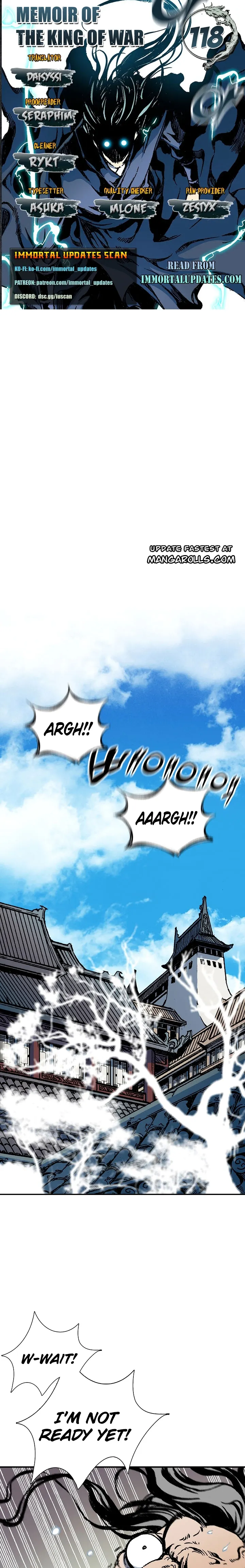 Memoir of the God of War chapter 118 page 1