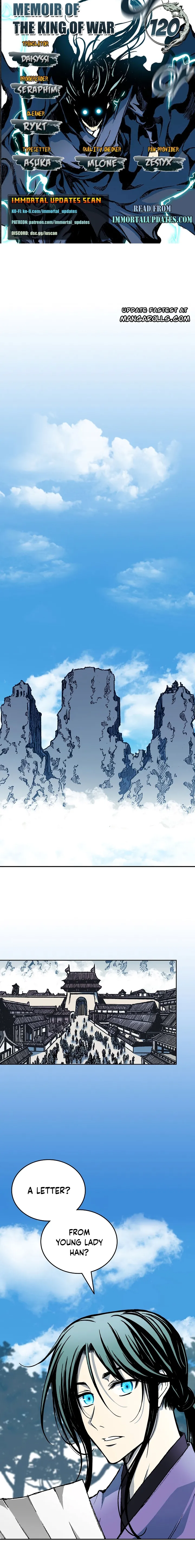 Memoir of the God of War chapter 120 page 1