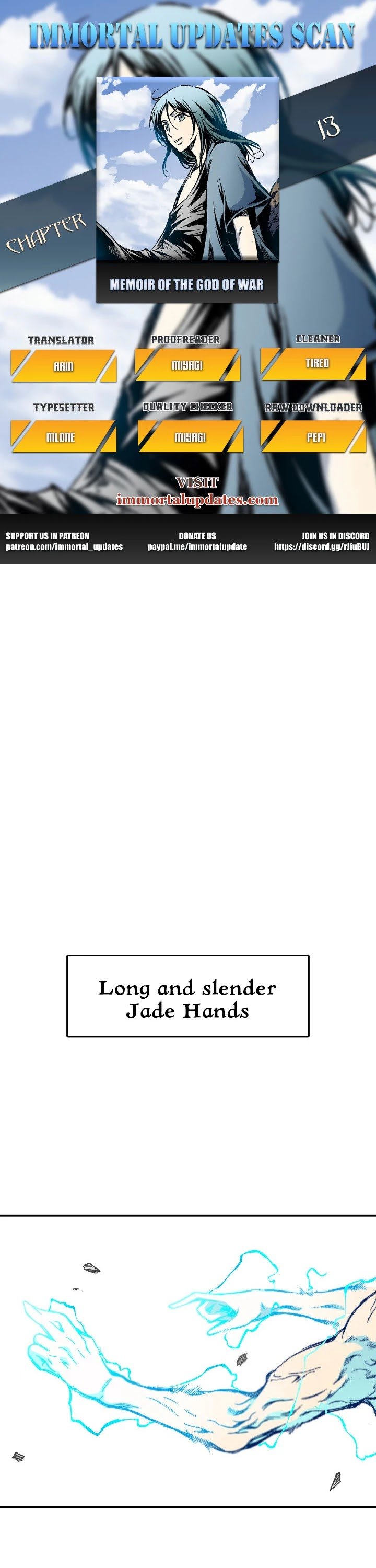 Memoir of the God of War chapter 13 page 1