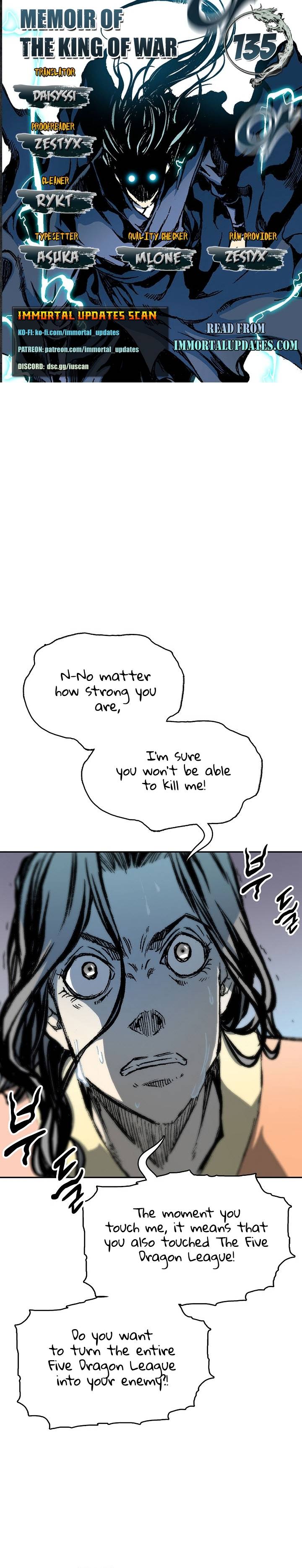 Memoir of the God of War chapter 135 page 1