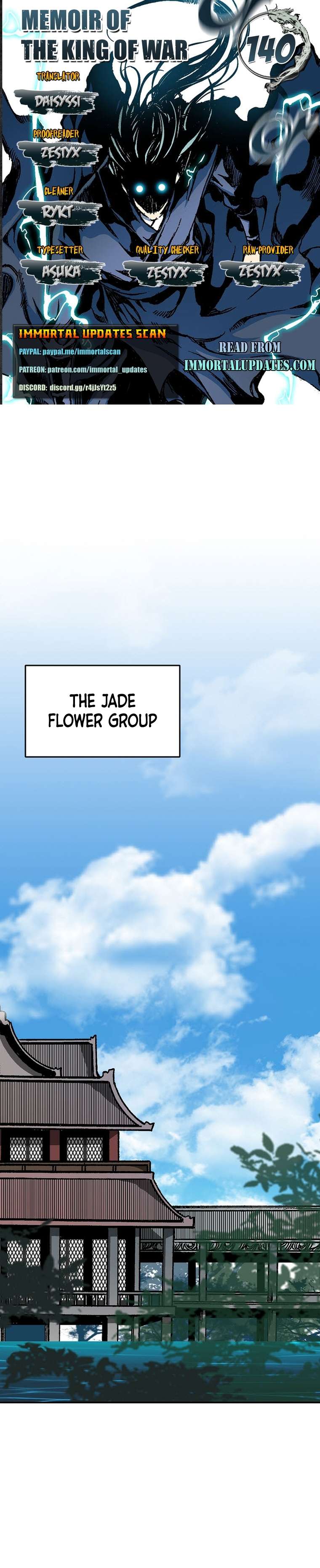 Memoir of the God of War chapter 140 page 1