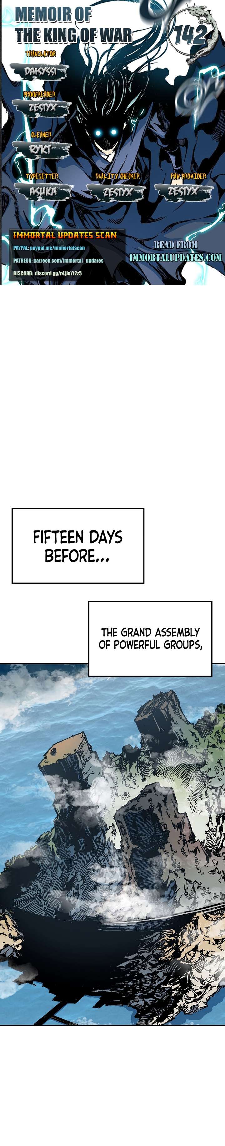 Memoir of the God of War chapter 142 page 1