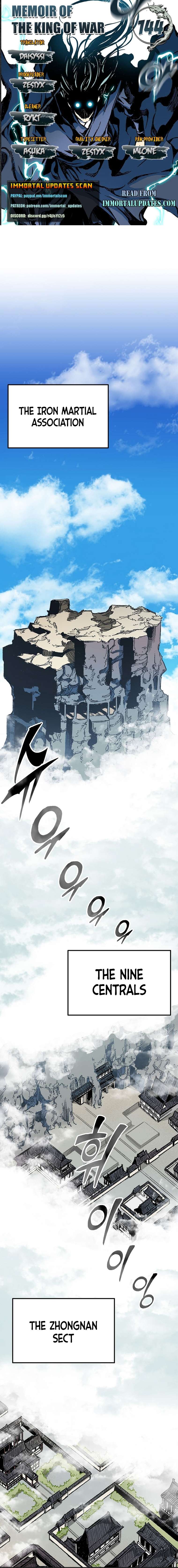 Memoir of the God of War chapter 144 page 1