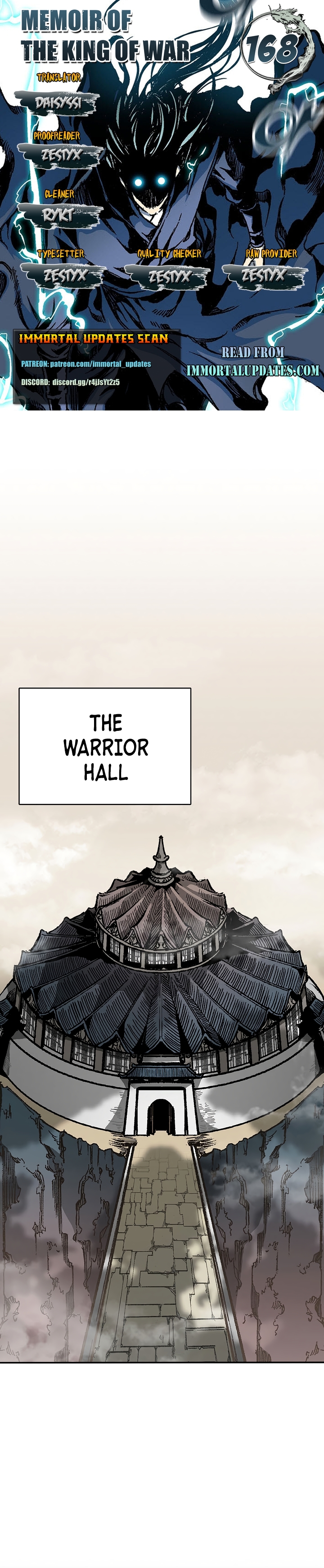 Memoir of the God of War chapter 168 page 1