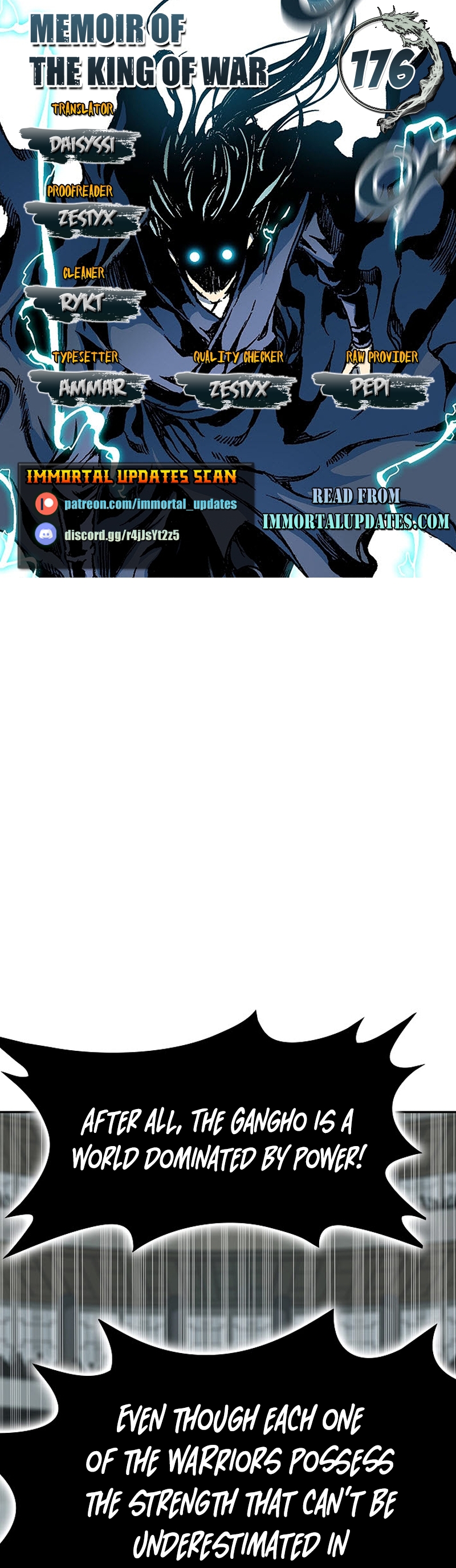 Memoir of the God of War chapter 176 page 1