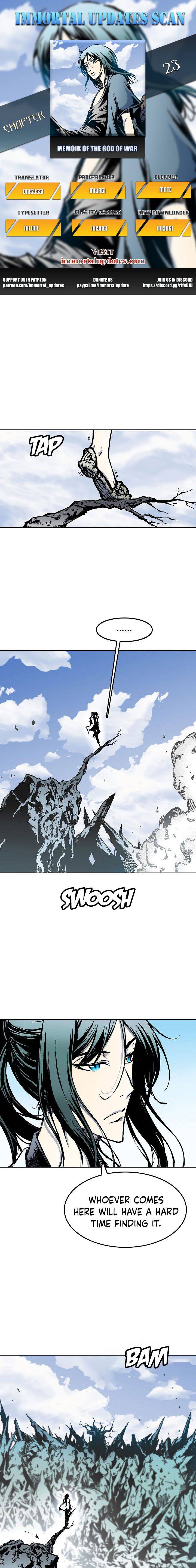 Memoir of the God of War chapter 23 page 1