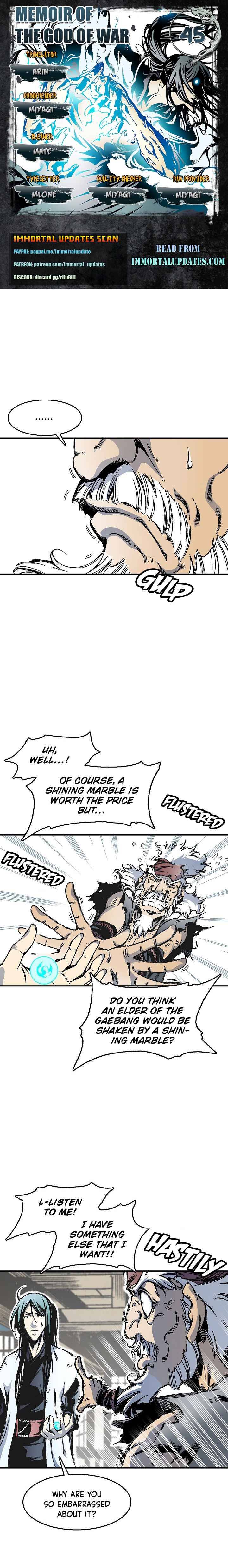 Memoir of the God of War chapter 45 page 1