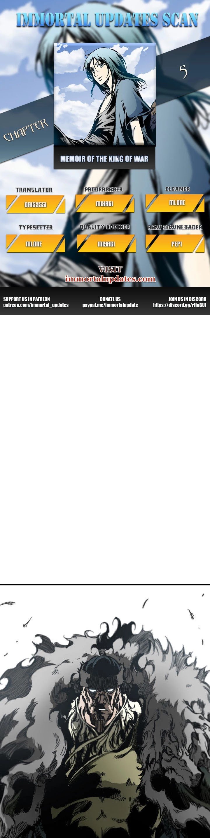 Memoir of the God of War chapter 5 page 1