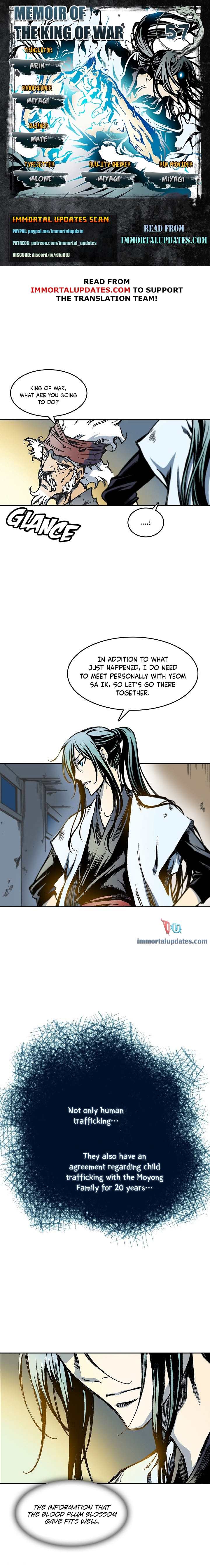 Memoir of the God of War chapter 57 page 1