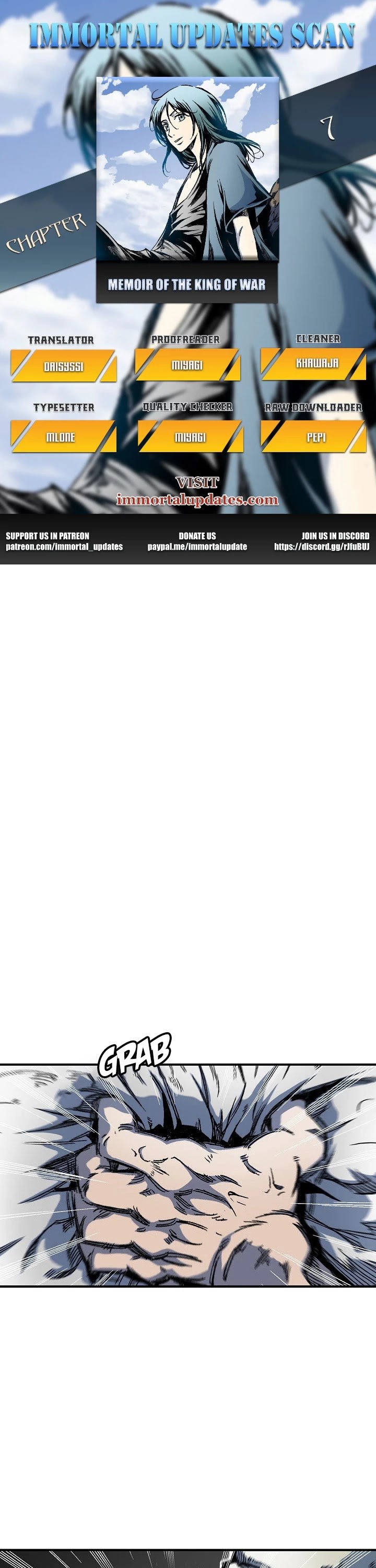 Memoir of the God of War chapter 7 page 1