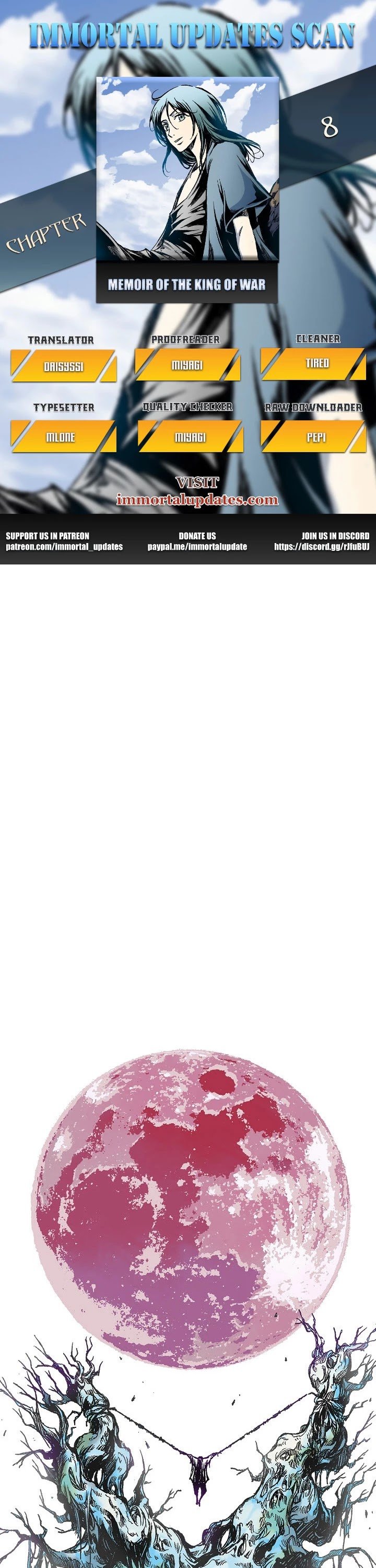 Memoir of the God of War chapter 8 page 1