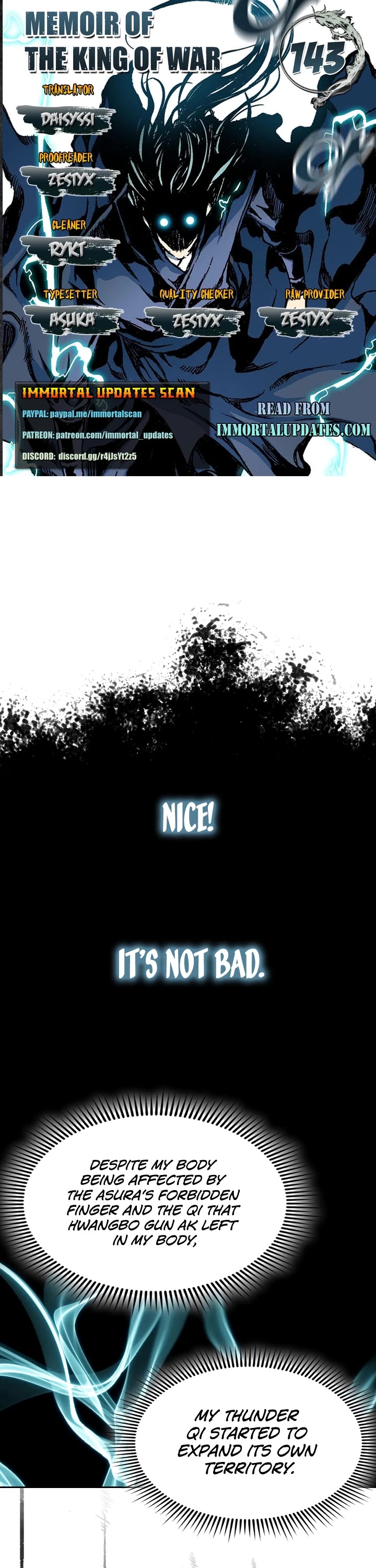 Memoir Of The King Of War chapter 143 page 1