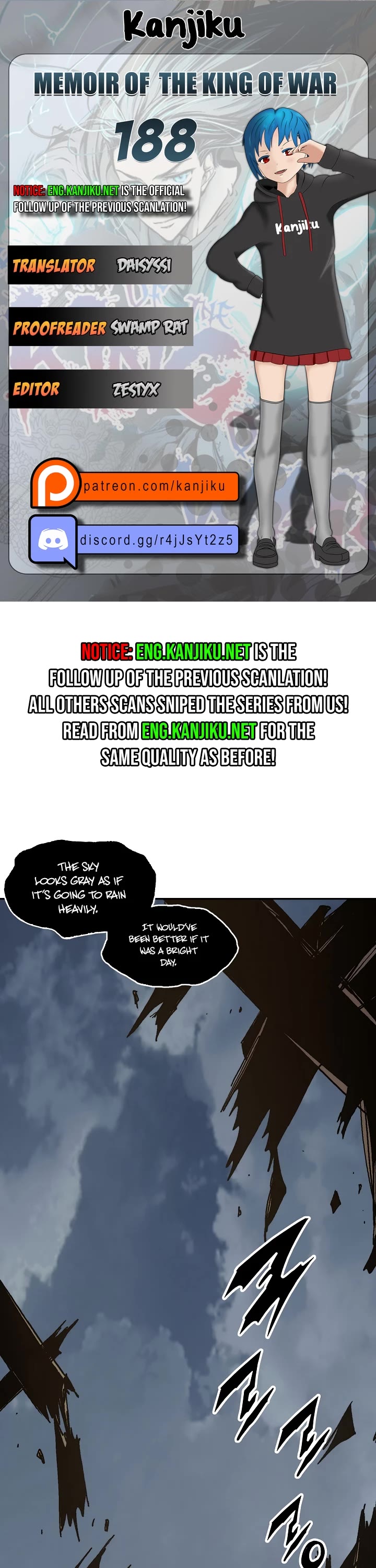 Memoir Of The King Of War chapter 188 page 1