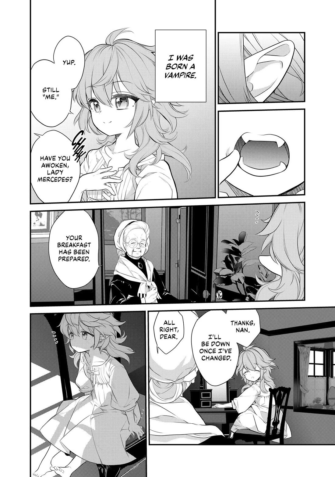 Mercedes and the Waning Moon: The Dungeoneering Feats of a Discarded Vampire Aristocrat chapter 1 page 7