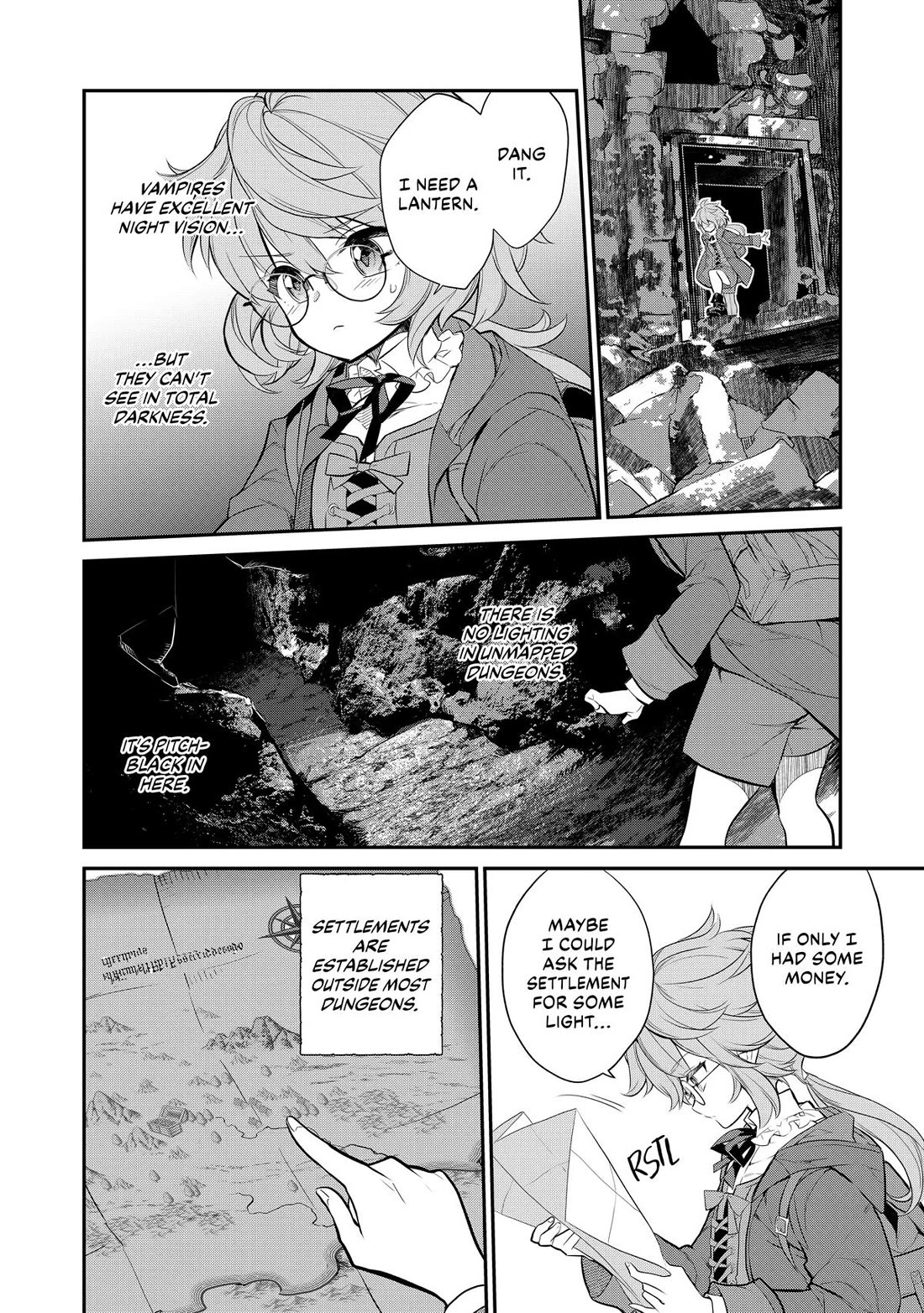 Mercedes and the Waning Moon: The Dungeoneering Feats of a Discarded Vampire Aristocrat chapter 4 page 2