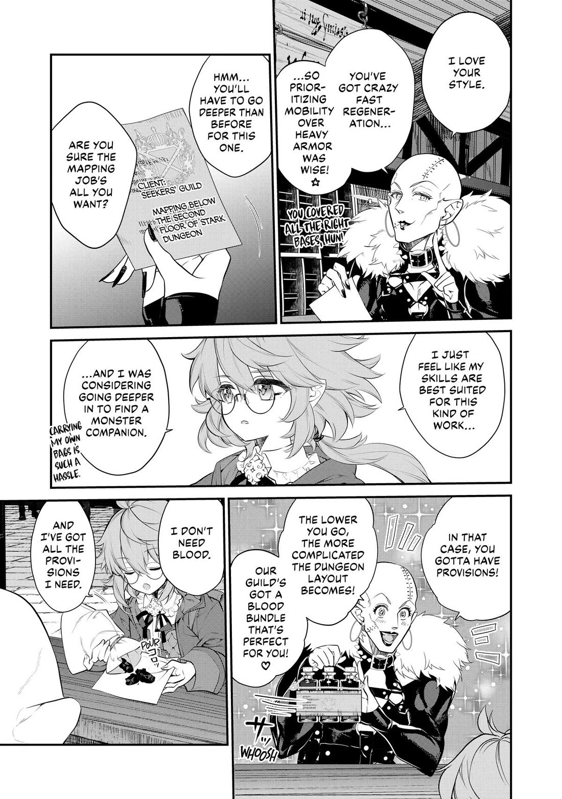 Mercedes and the Waning Moon: The Dungeoneering Feats of a Discarded Vampire Aristocrat chapter 5 page 5