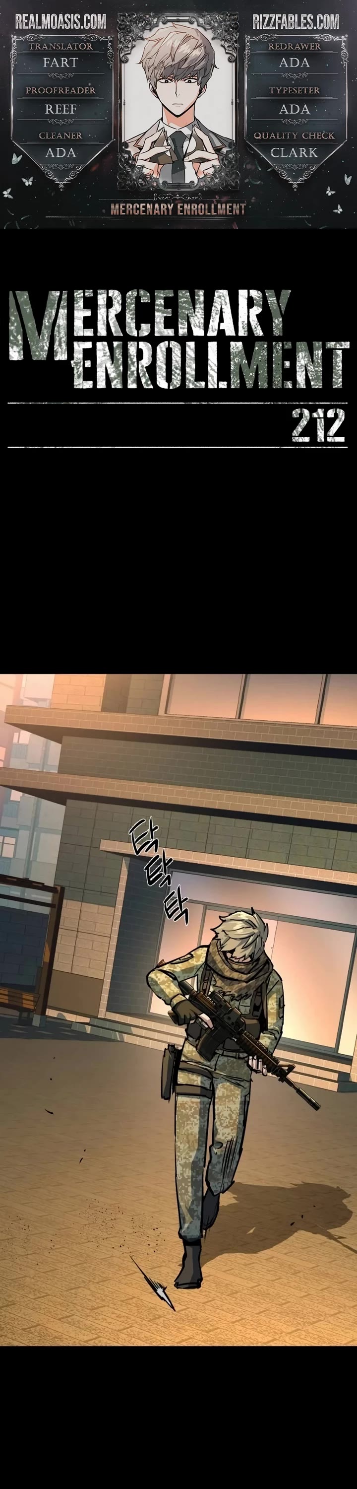 Mercenary Enrollment chapter 212 page 1