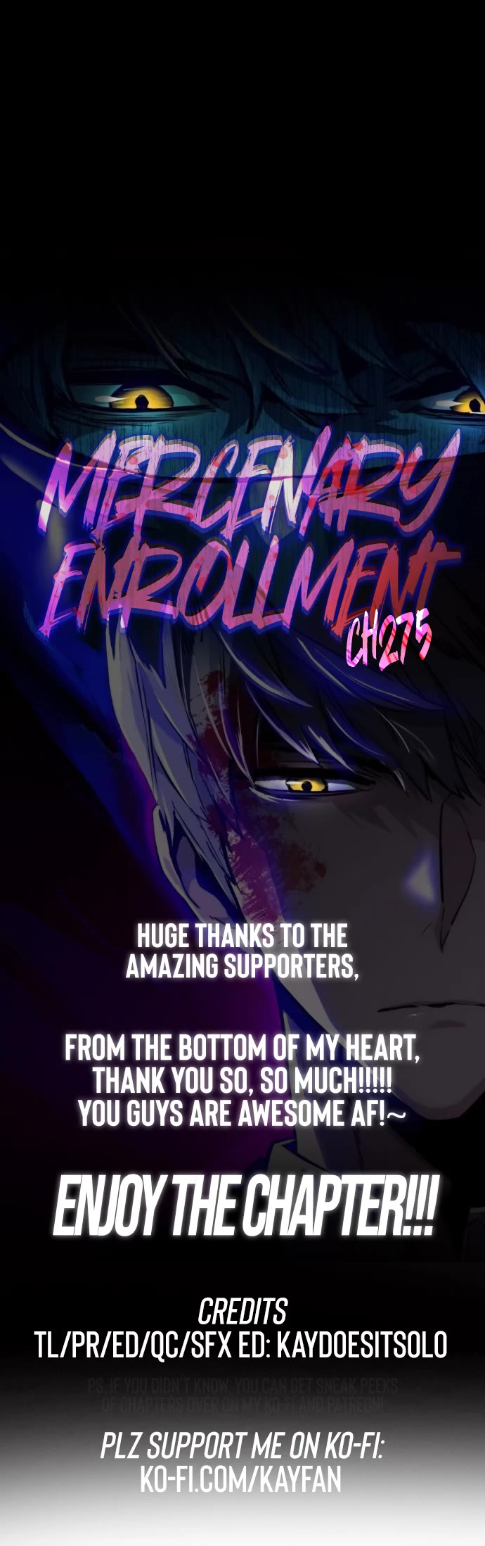 Mercenary Enrollment chapter 275 page 1