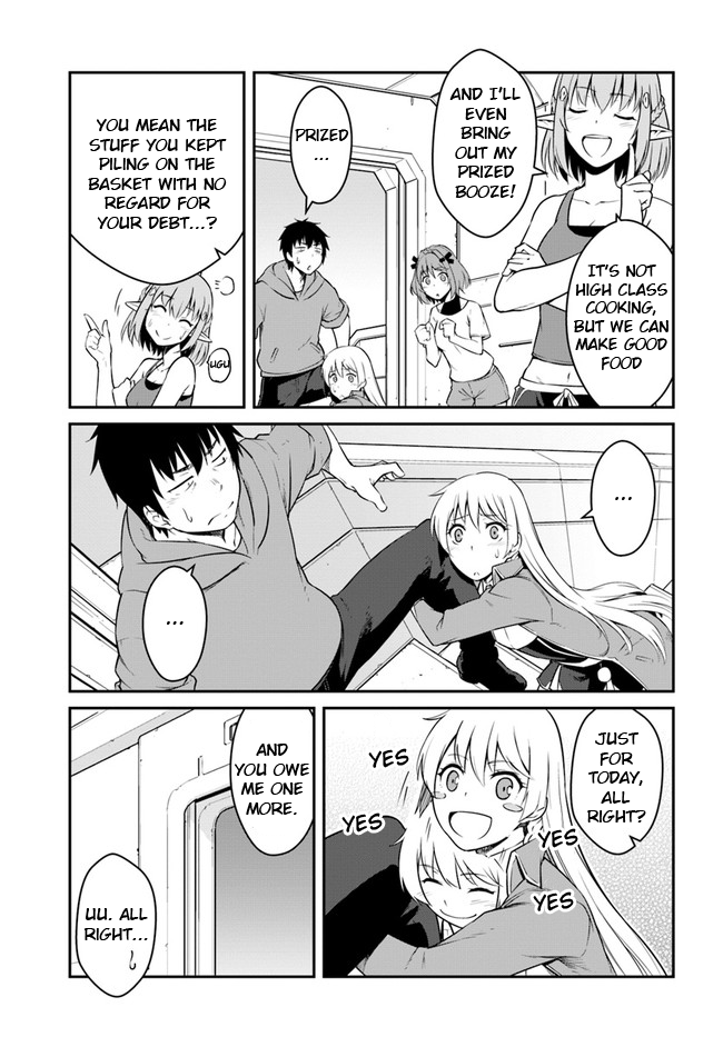 Mezametara Saikyou Soubi to Uchuusen-mochi Datta no de, Ikkodate Mezashite Youhei Toshite Jiyuu ni Ikitai chapter 21.1 page 15