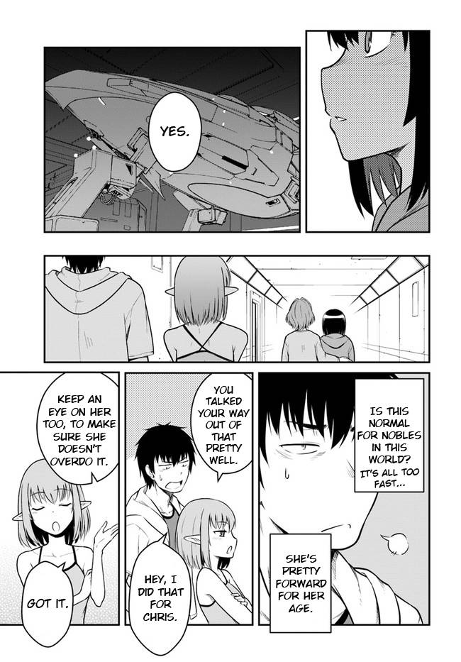 Mezametara Saikyou Soubi to Uchuusen-mochi Datta no de, Ikkodate Mezashite Youhei Toshite Jiyuu ni Ikitai chapter 24.2 page 9