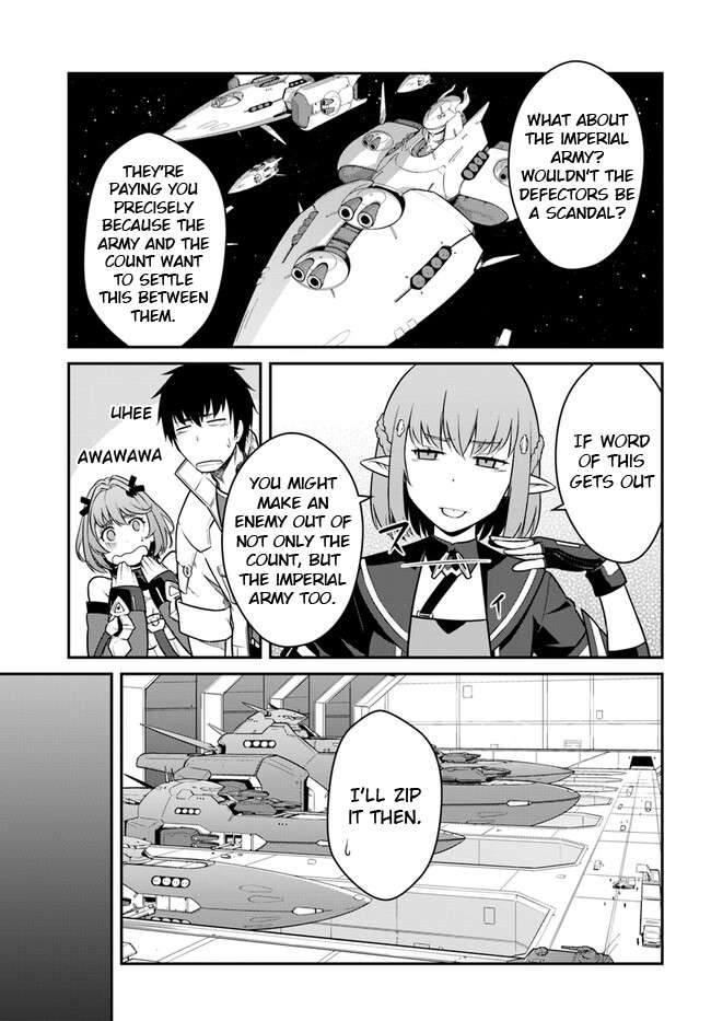 Mezametara Saikyou Soubi to Uchuusen-mochi Datta no de, Ikkodate Mezashite Youhei Toshite Jiyuu ni Ikitai chapter 35.1 page 9