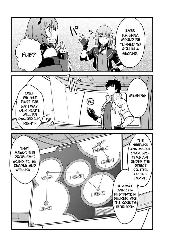 Mezametara Saikyou Soubi to Uchuusen-mochi Datta no de, Ikkodate Mezashite Youhei Toshite Jiyuu ni Ikitai chapter 36.1 page 10