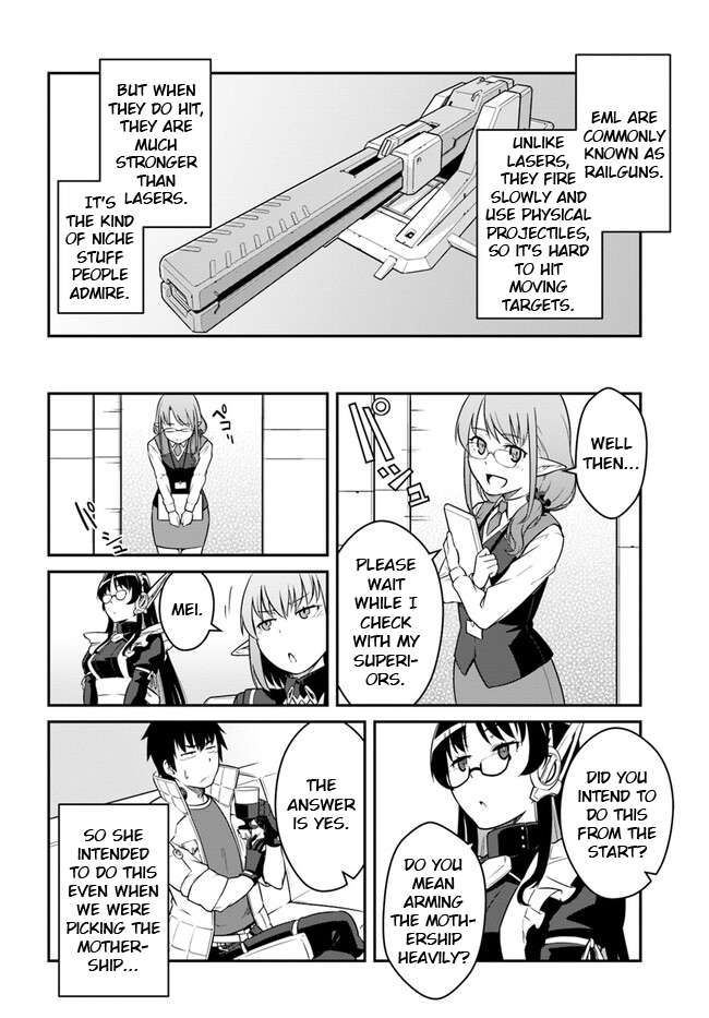 Mezametara Saikyou Soubi to Uchuusen-mochi Datta no de, Ikkodate Mezashite Youhei Toshite Jiyuu ni Ikitai chapter 40.2 page 8