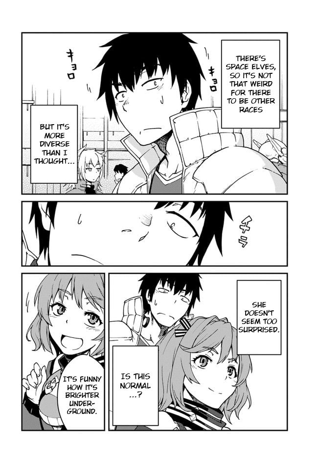 Mezametara Saikyou Soubi to Uchuusenmochi Datta node, Ikkodate Mezashite Youhei toshite Jiyuu ni Ikitai chapter 12.1 page 14