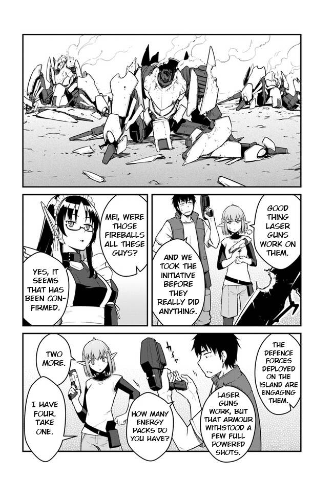 Mezametara Saikyou Soubi to Uchuusenmochi Datta node, Ikkodate Mezashite Youhei toshite Jiyuu ni Ikitai chapter 30.1 page 4