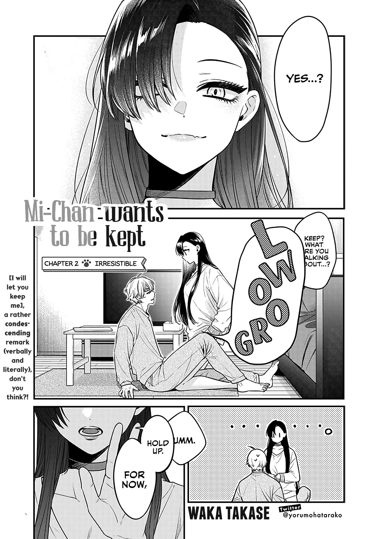 Mi-Chan Wants to be Kept chapter 2 page 1