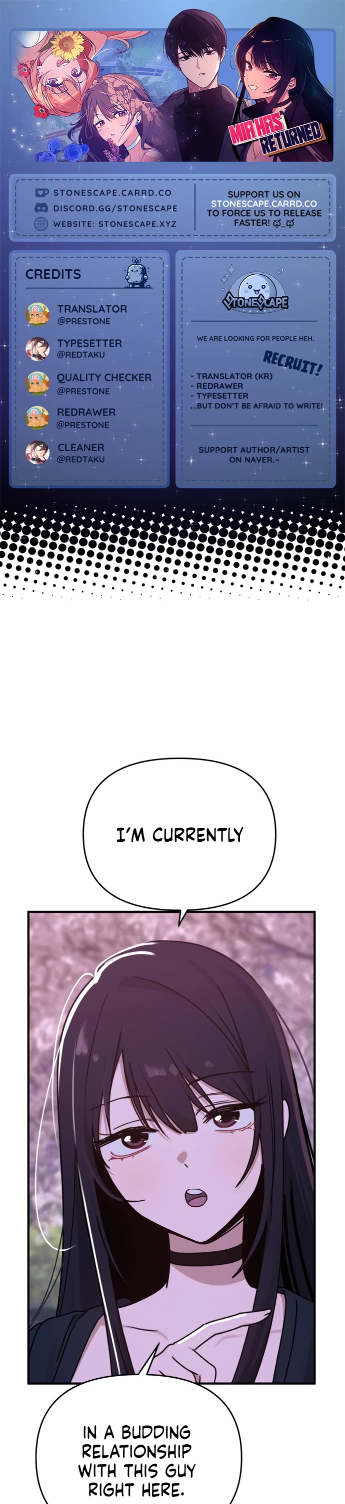 Mia Has Returned chapter 12 page 1