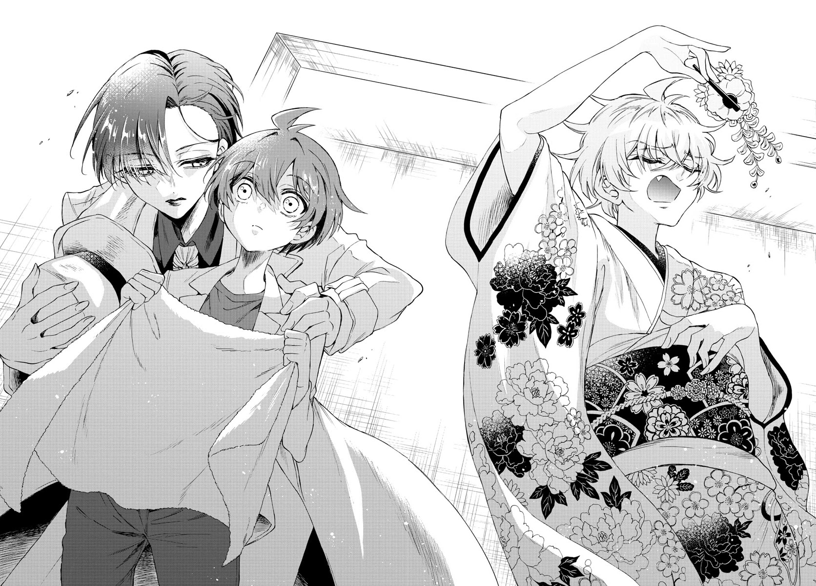 Mikadono Sanshimai wa Angai, Choroi chapter 1 page 55