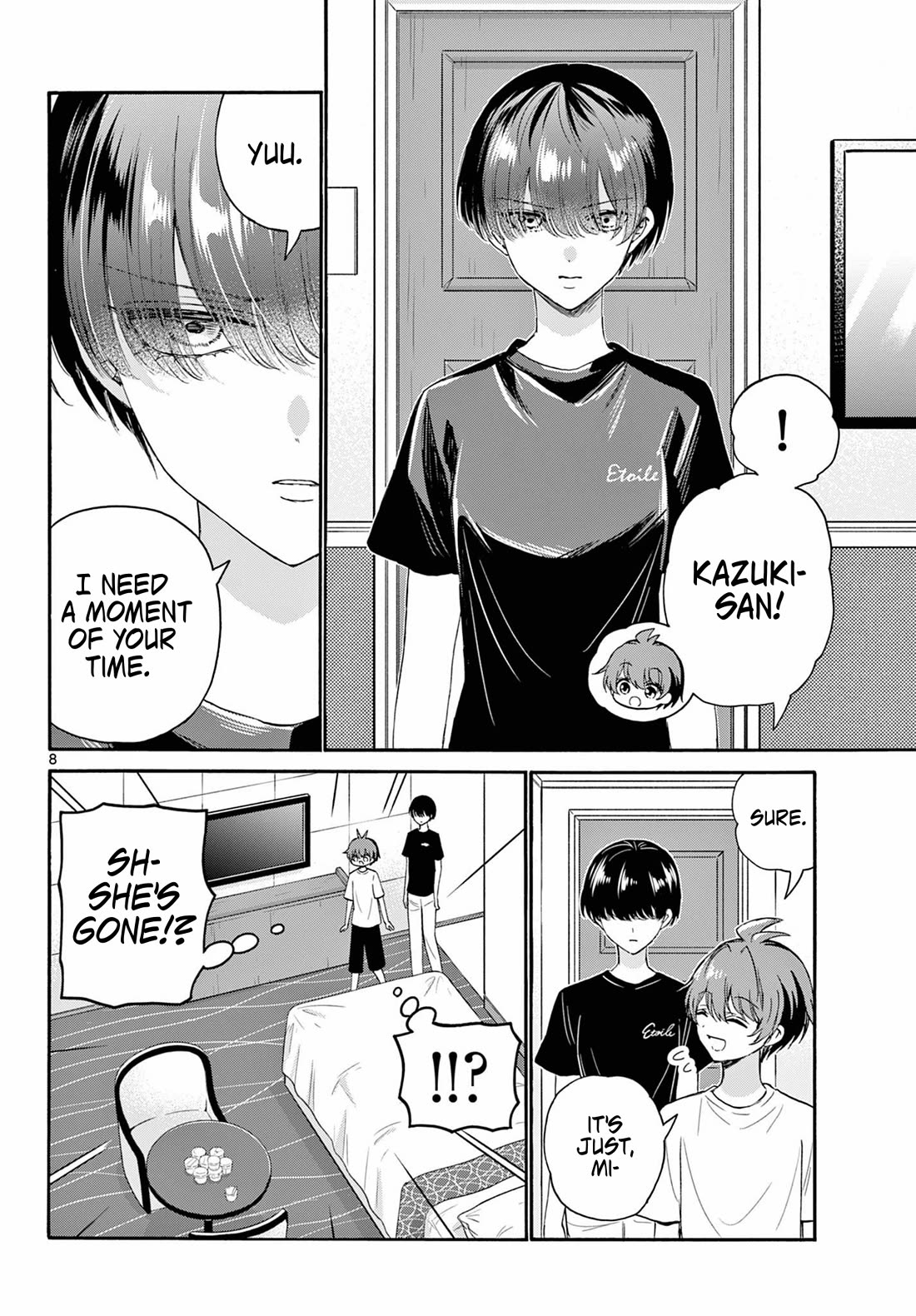 Mikadono Sanshimai wa Angai, Choroi chapter 107 page 8