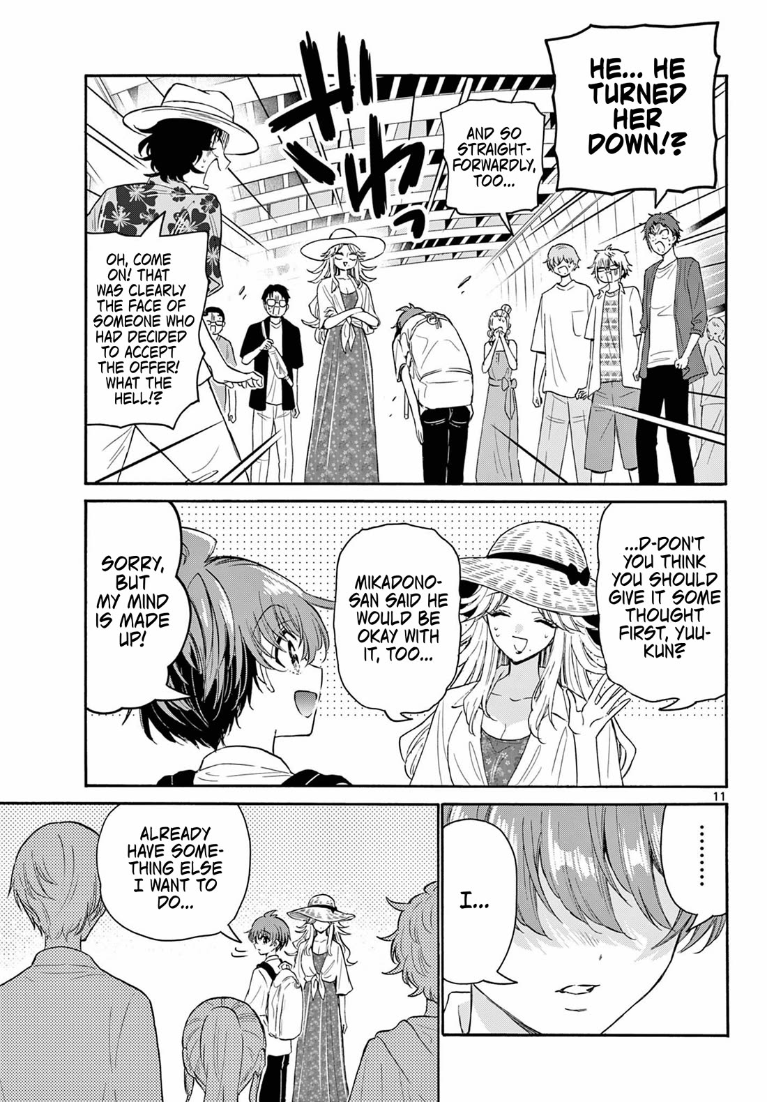 Mikadono Sanshimai wa Angai, Choroi chapter 108 page 11