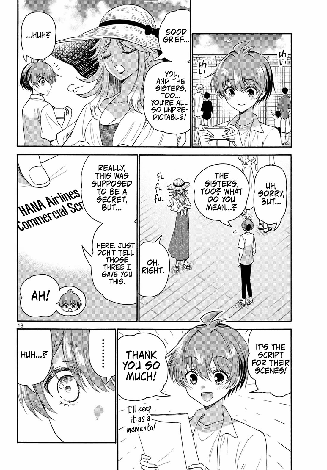 Mikadono Sanshimai wa Angai, Choroi chapter 108 page 18